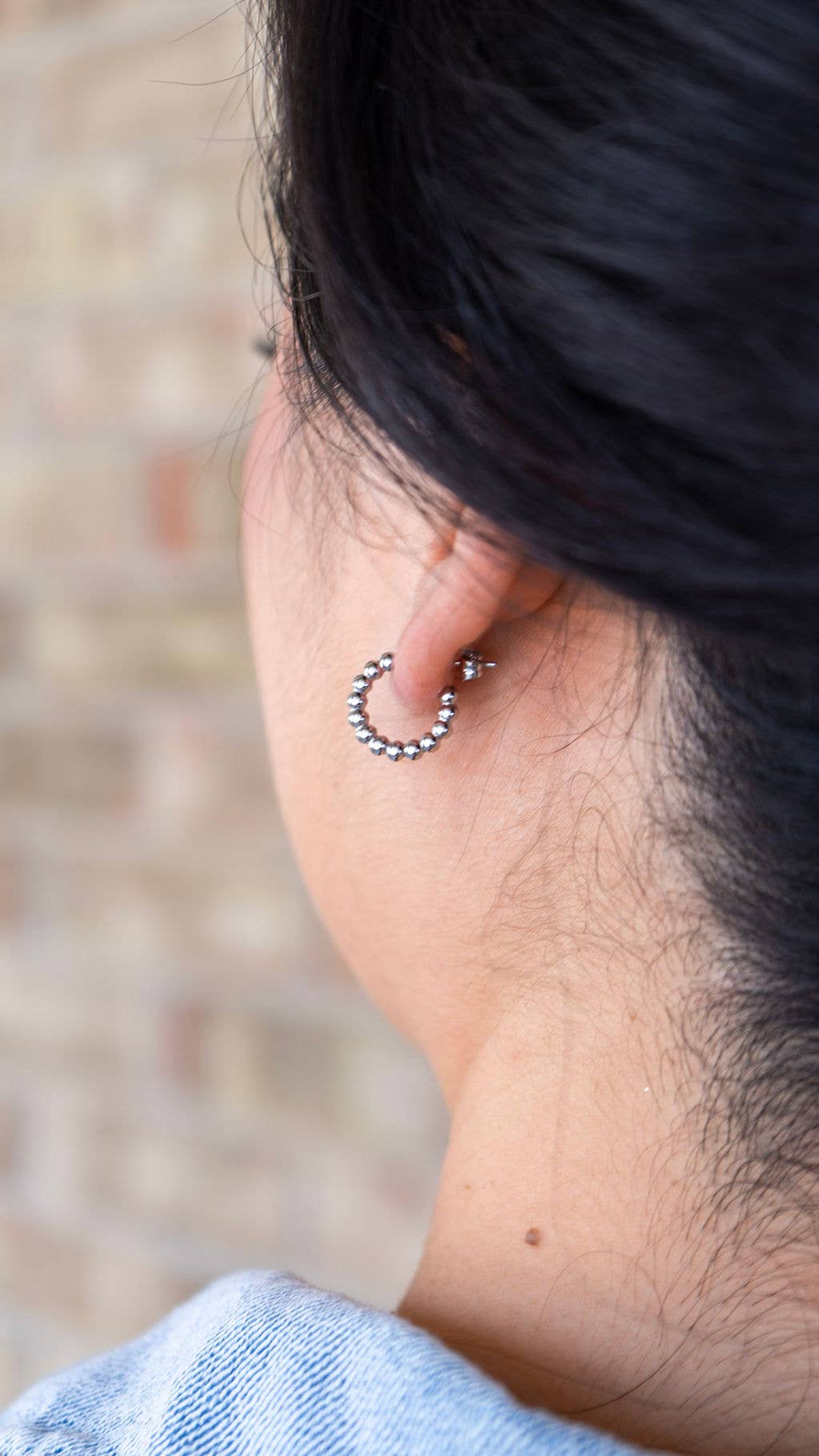 Luxe Bridget Hoops - Silver // Earrings, Jewelry, Waterproof