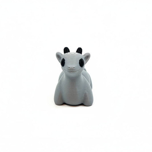 Goat (Grey) • Mini 3D Printed Articulated Animal • Flexi Animals • Pocket Pets • Pocket Pals • Desk Pets [#97]*