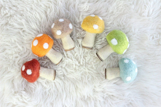 Felted Woodland Mushroom