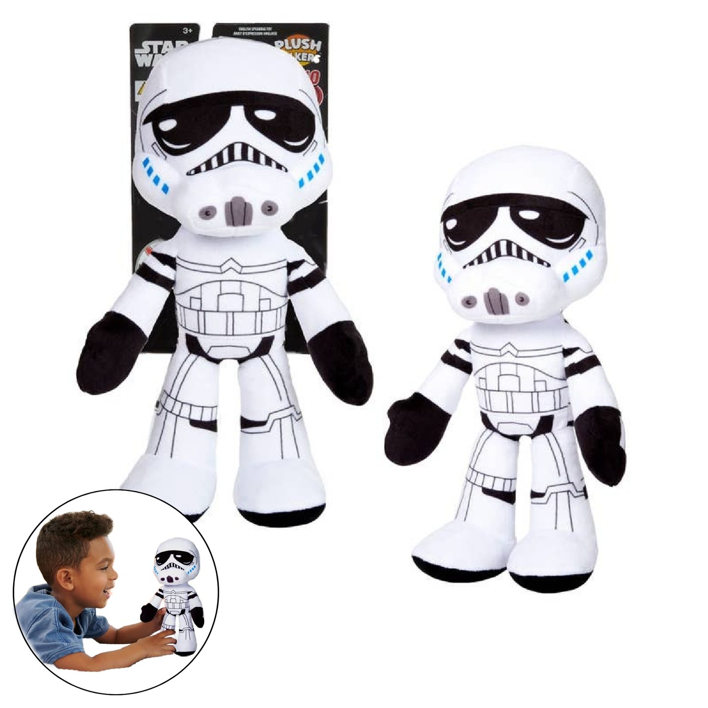 Mattel Star Wars Plush Talkers Storm Trooper