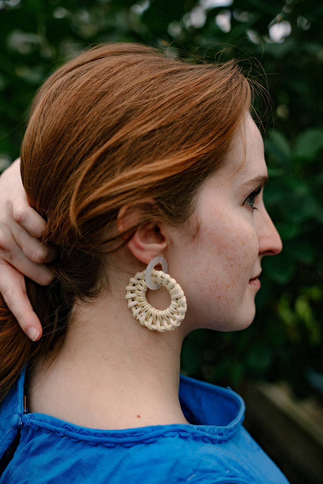 Calypso Earrings - Light Rattan // Resort Summer Jewelry