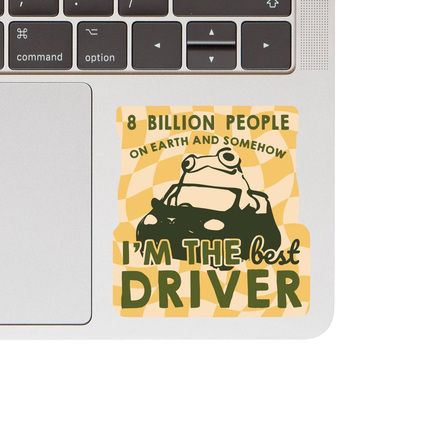 Funny Frog Best Driver Sarcasm High Quality Vinyl Sticker