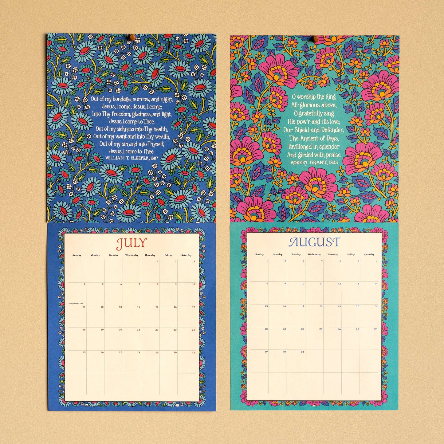 2027 Big Hymn Calendar