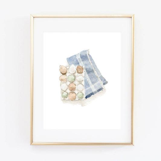 Eggs art print