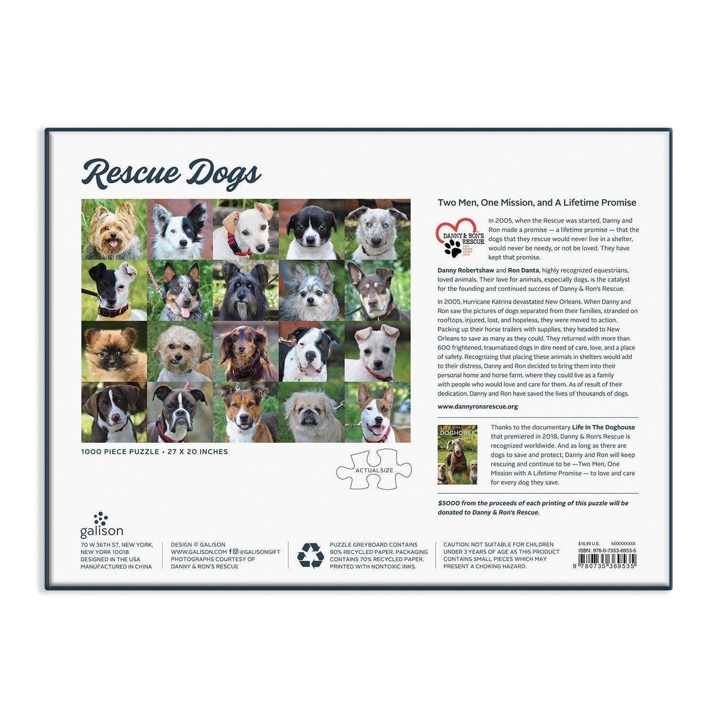 Rescue Dogs 1000 Piece Puzzle