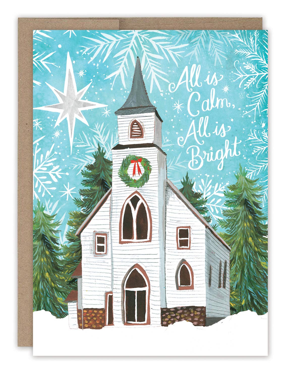 Calm & Bright Church Holiday Card