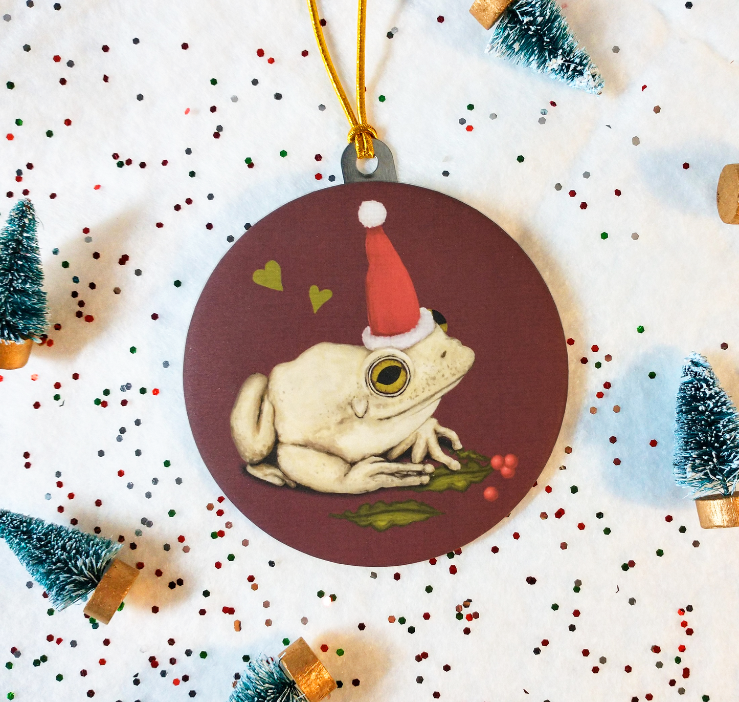 Christmas Ornaments - Frogs