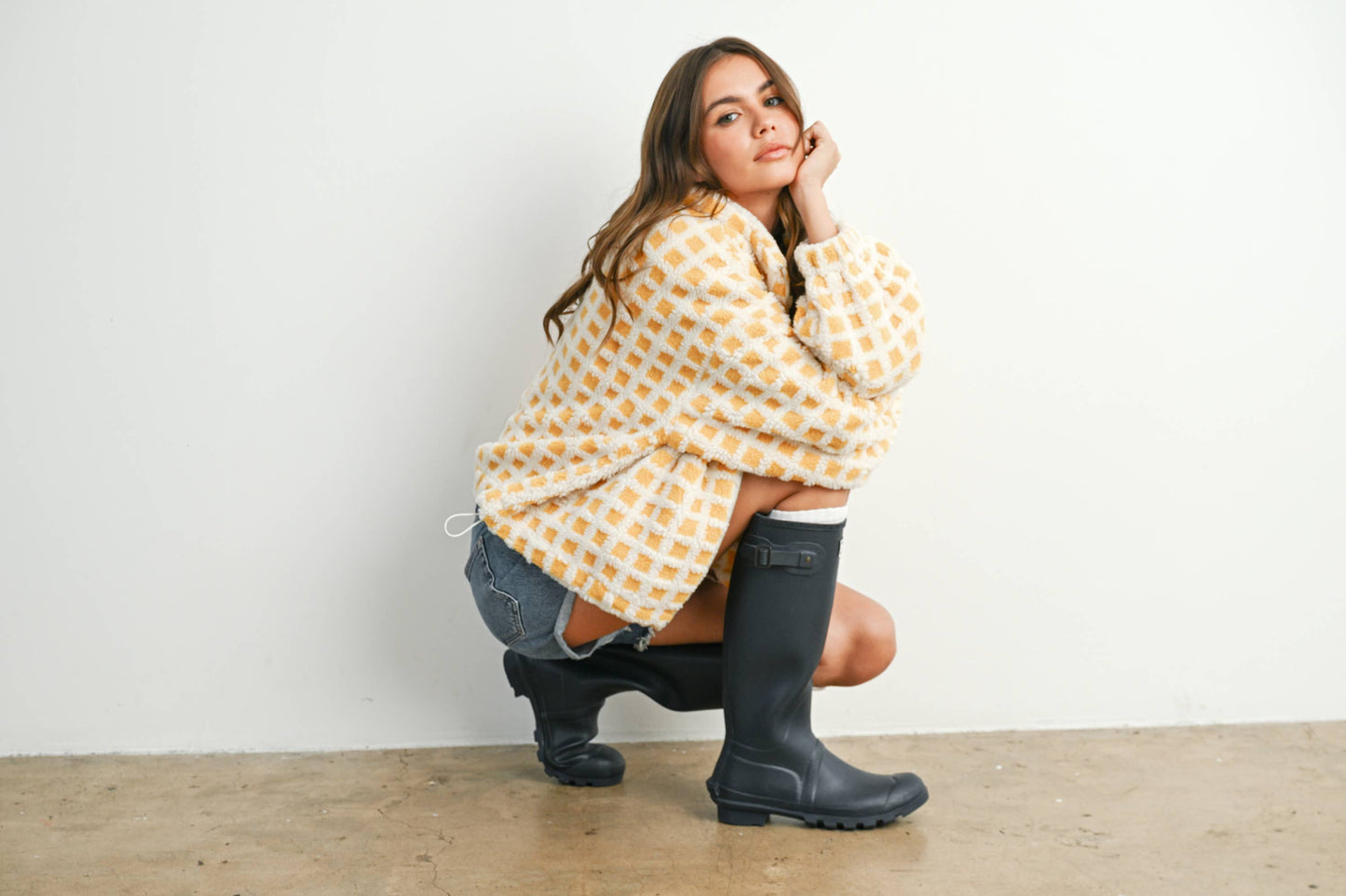 Fuzzy Sherpa Jacket