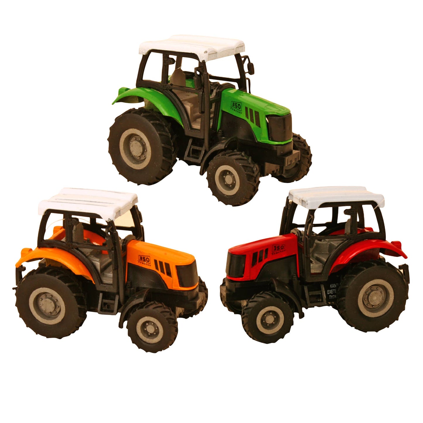 Keycraft Diecast Toy Pull Back Tractor