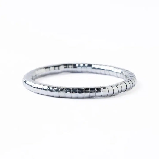 Lucille stretch bracelet silver