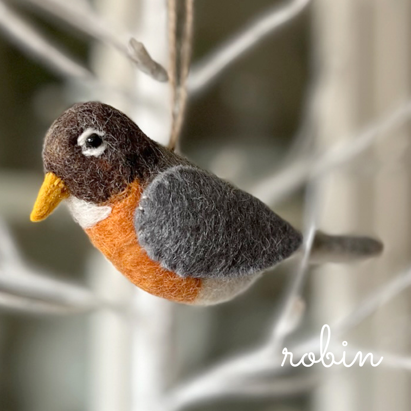 Felt Bird Ornaments
