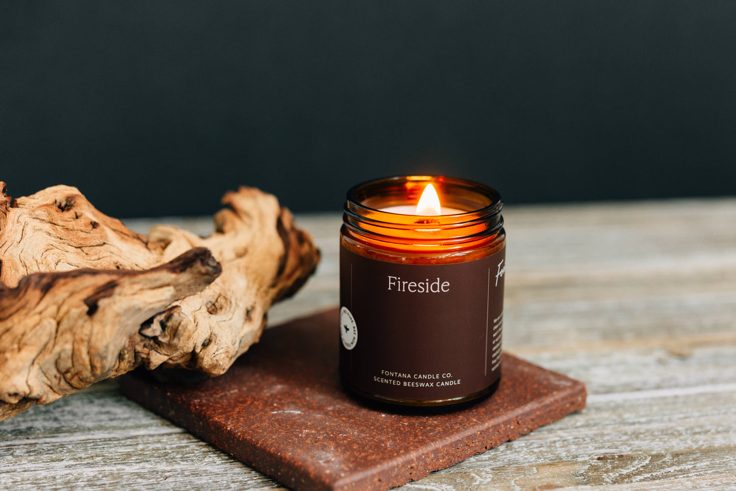 Fireside Natural Beeswax Essential Oil Jar Candle