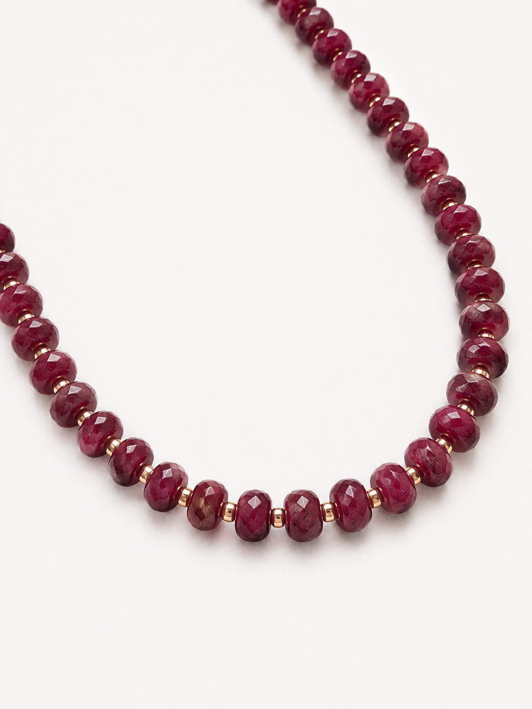 Mulberry Beaded Necklace