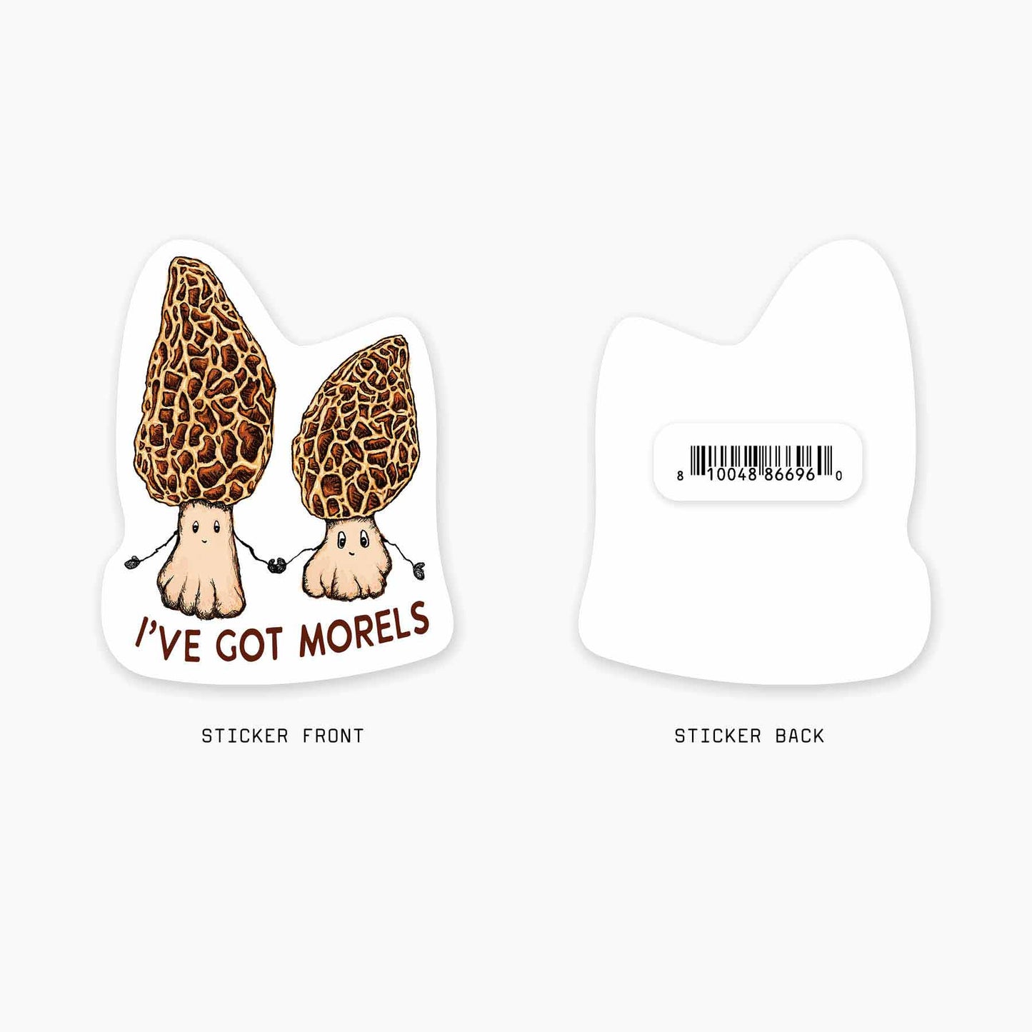 Morels - 3" Art Sticker