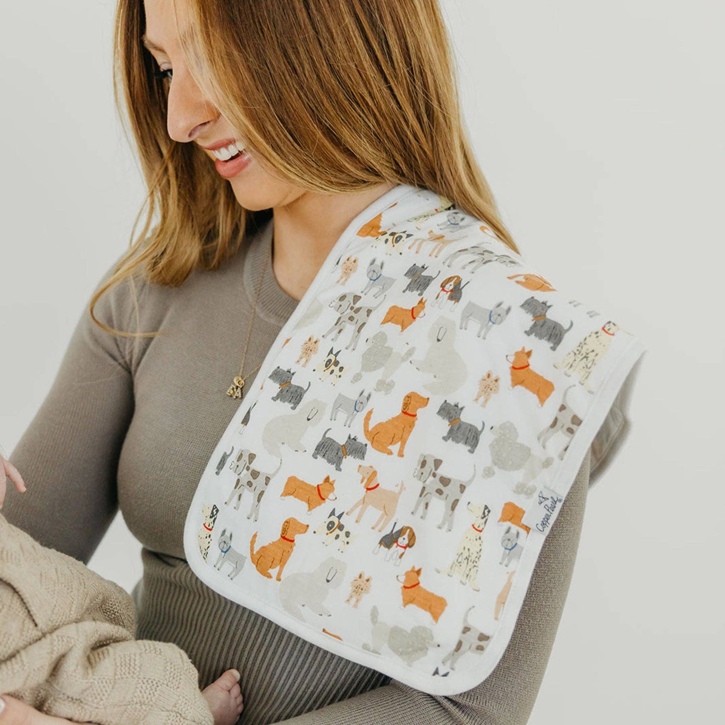 3 Pack Premium Burp Cloths - Rufus