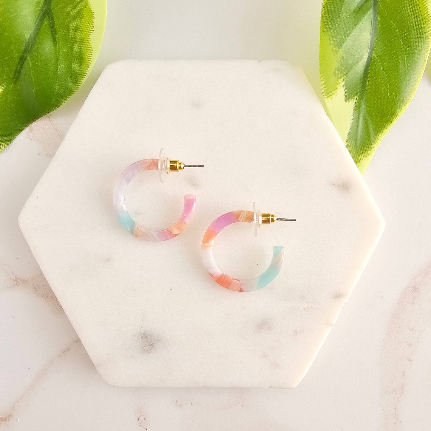 Cam Mini Hoops - Afterglow // Summer Spring Jewelry Earrings