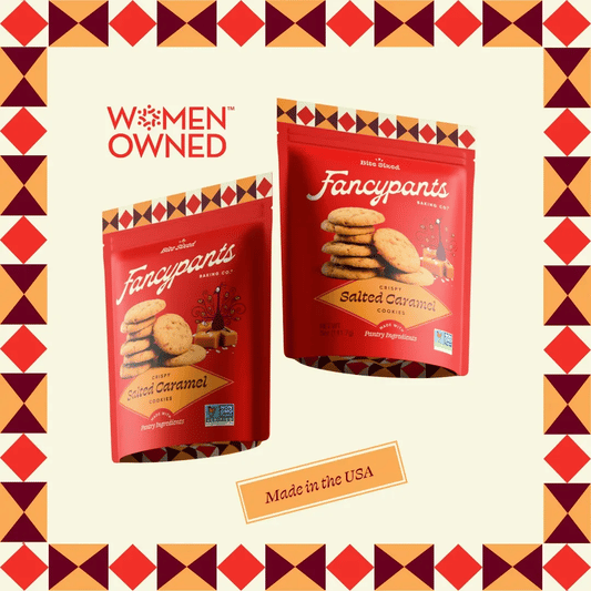 Salted Caramel Cookies | Premium Snacks | 12 pack | 5oz