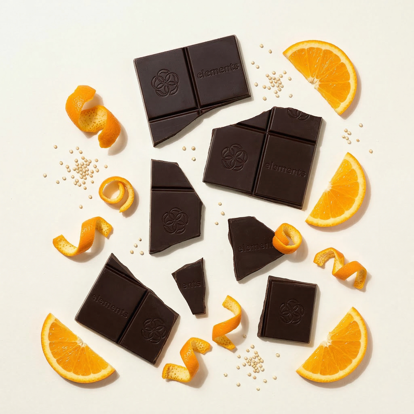 Orange Crunch Dark Chocolate Bar | Vegan Organic