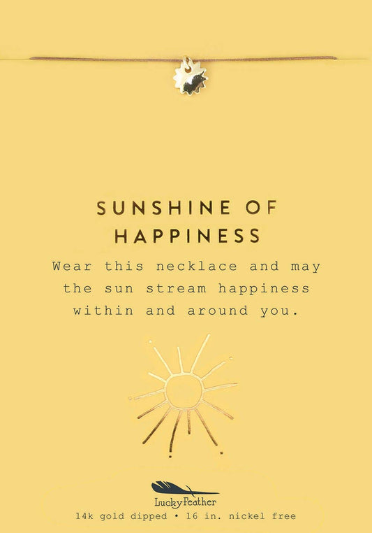 New Moon Gold Necklace - SUNSHINE