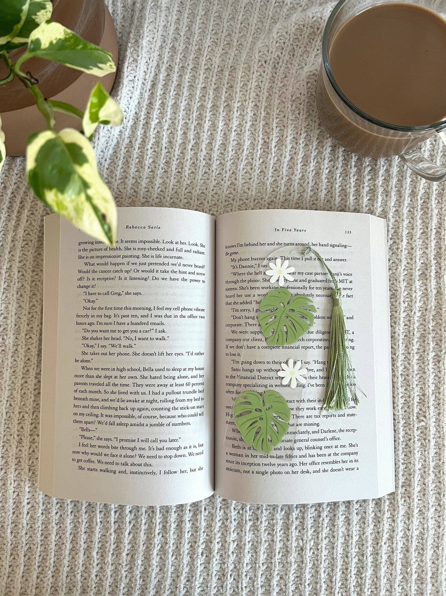 Monstera Leaf Bookmark