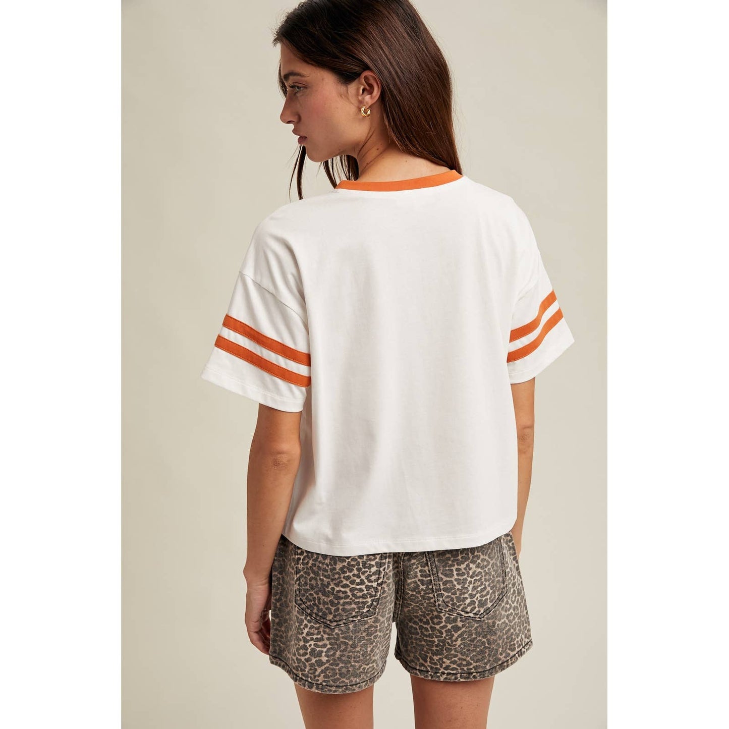 'GAME DAY' CONTRAST KNIT TOP / WL25-11566