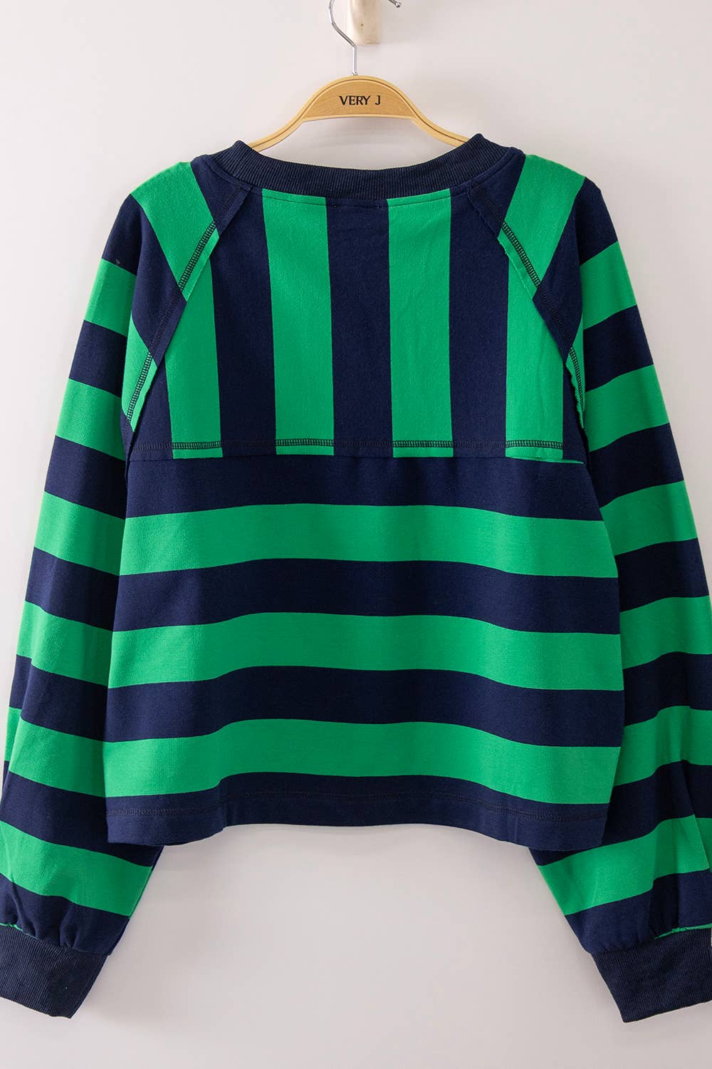 Casual Stripe Cropped Top