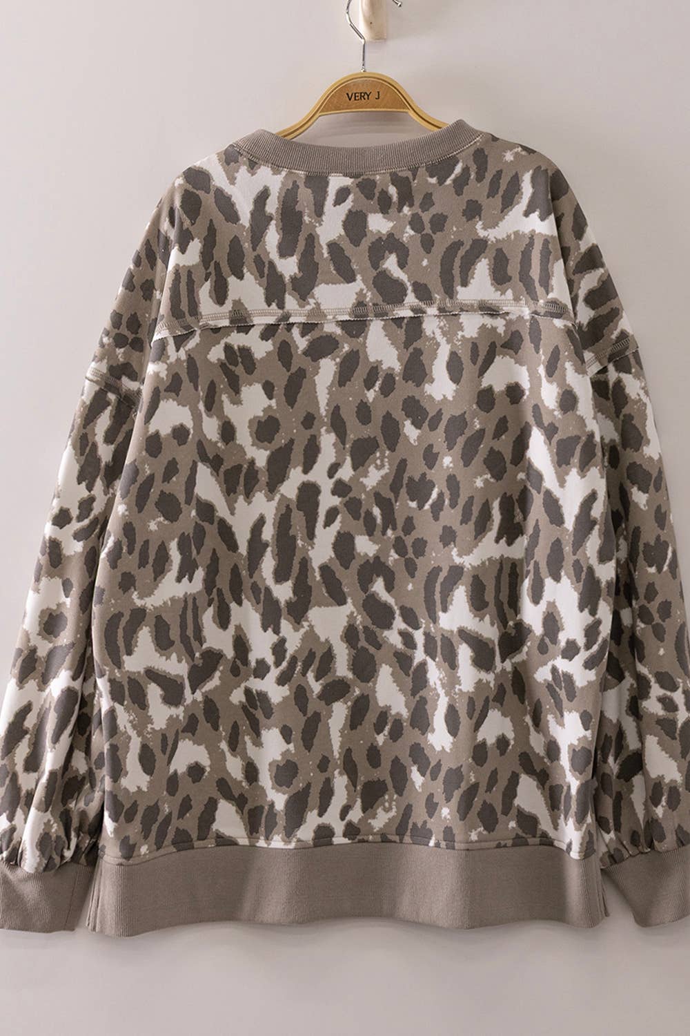 Printed Crew Neck Sweatshirt