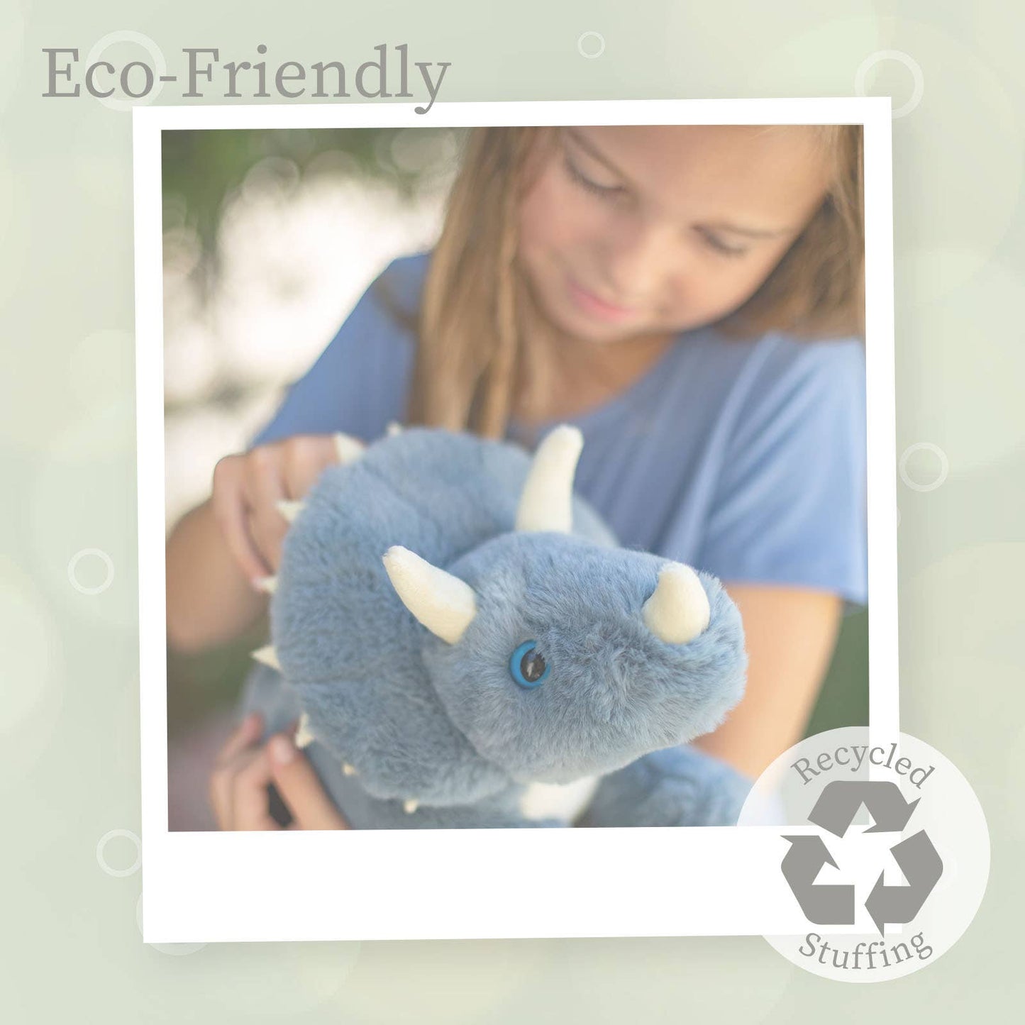 Teal Triceritops World's Softest 16" Large Lushees Plush Toy