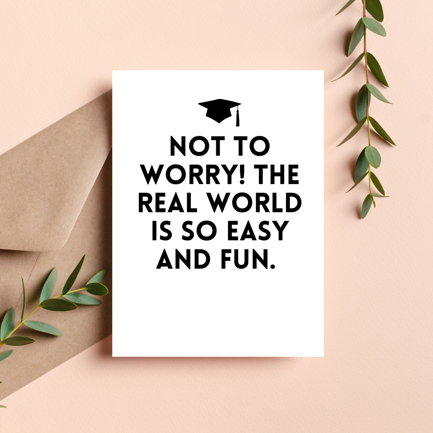 Funny Graduation Card Congrats Grad Snarky