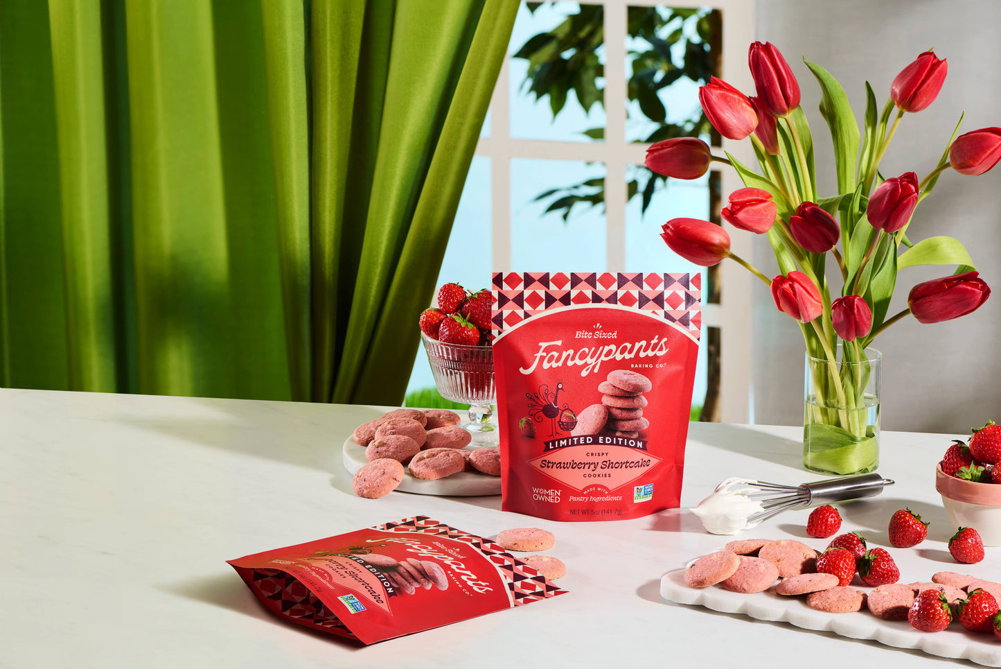 Strawberry Shortcake Cookies | Limited-Time Spring Flavor