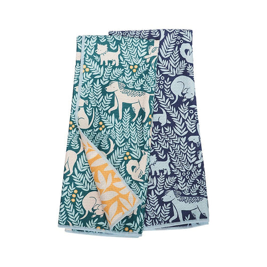 Anywhere Towel Reversible - Nuthatch Dog Park