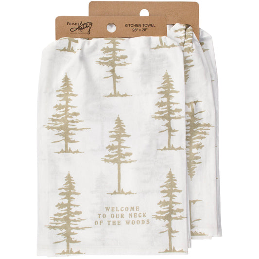 Our Neck Of The Woods Kitchen Towel