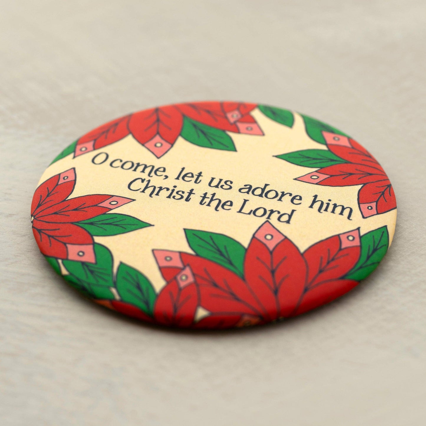 O Come Let Us Adore Him Christmas Magnet