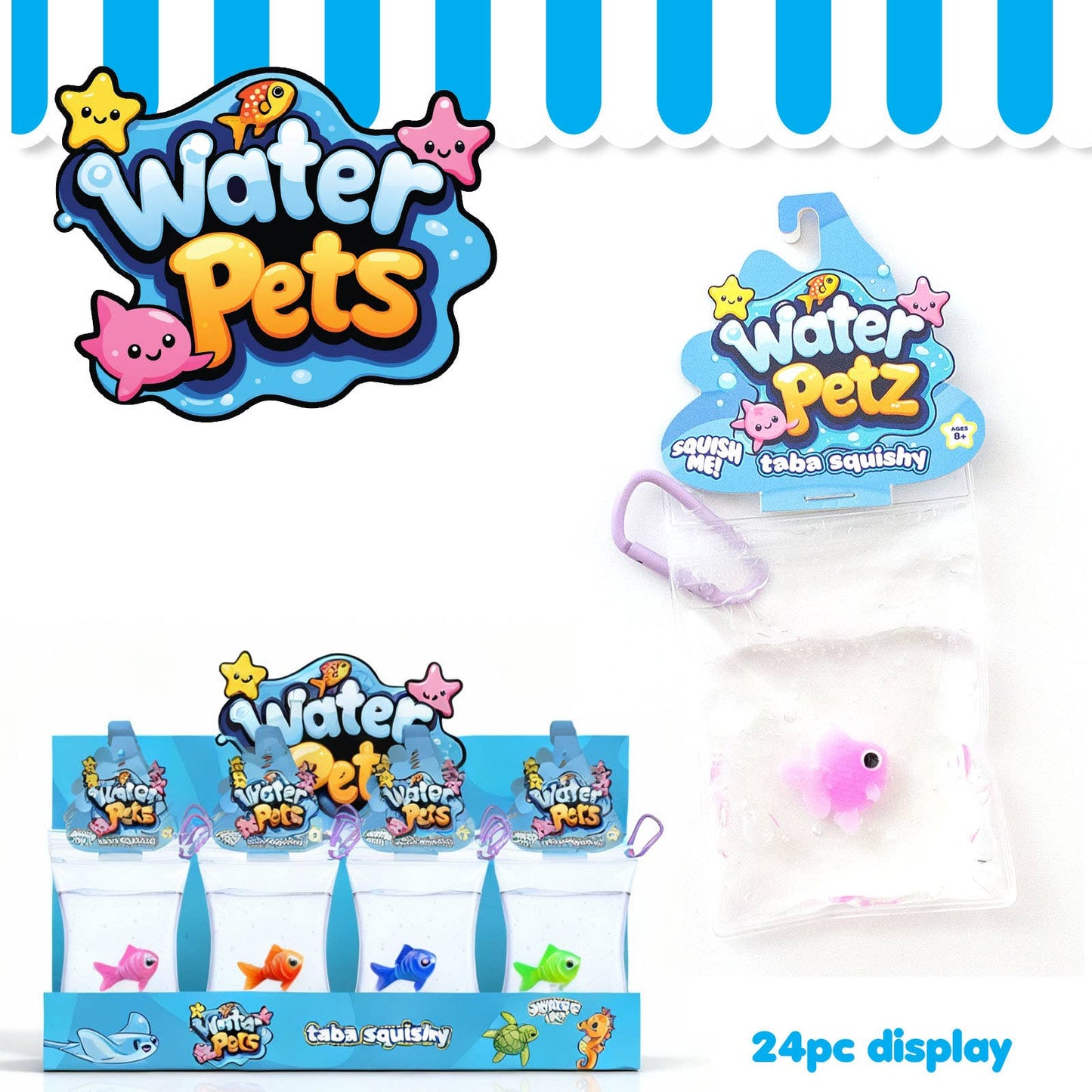 Taba Squishy Mushmeez Water Pet