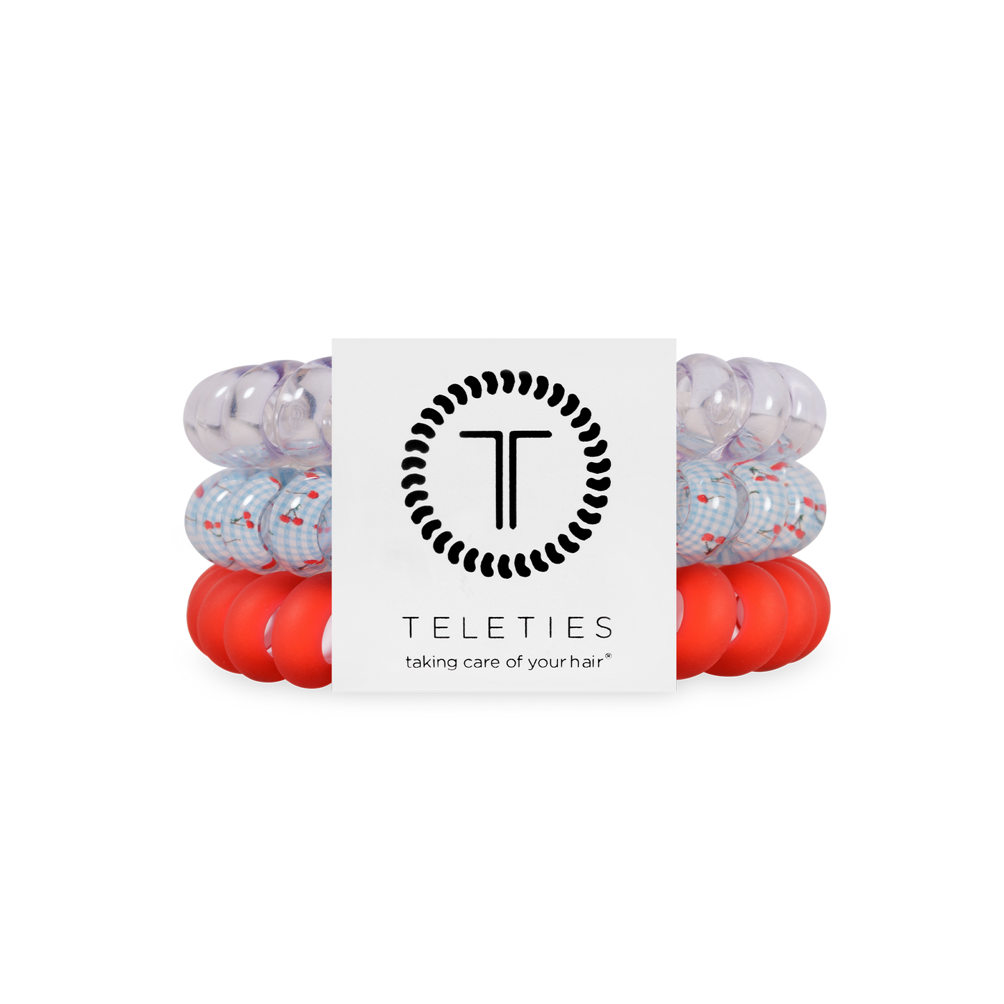 Basket of Cherries Large Hair Ties