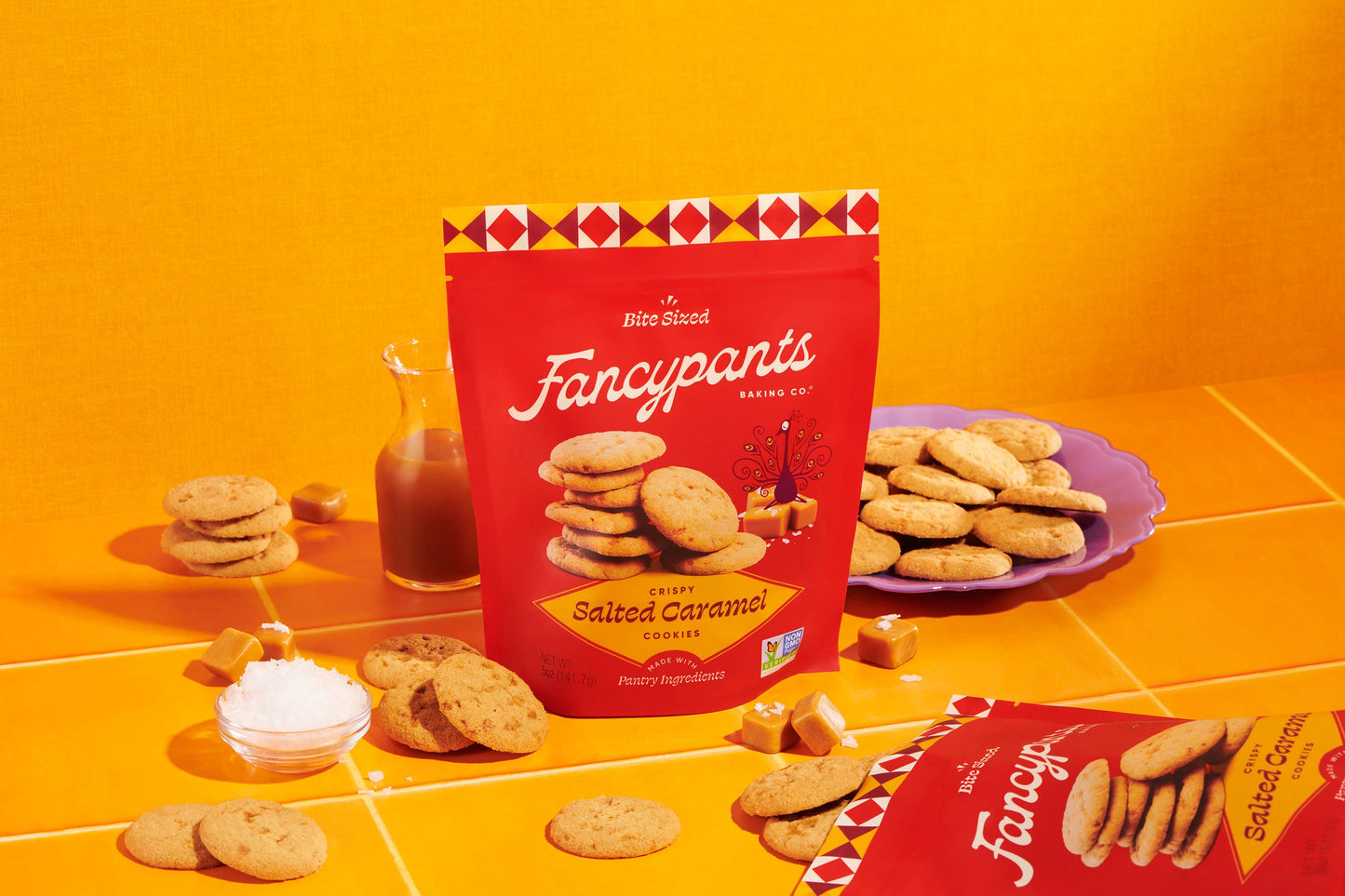 Salted Caramel Cookies | Premium Snacks | 12 pack | 5oz