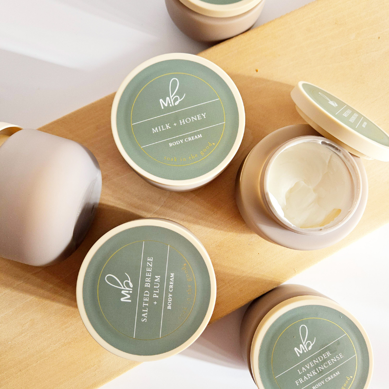 Lavender Frankincense Goat Milk + Tallow Body Cream