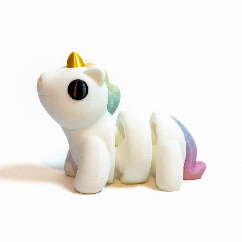 Unicorn • Articulated *Larger* Animals • 3D Printed Articulated Animal • Flexi Animals • Pocket Pets • Pocket Pals • Desk Pets [#63]