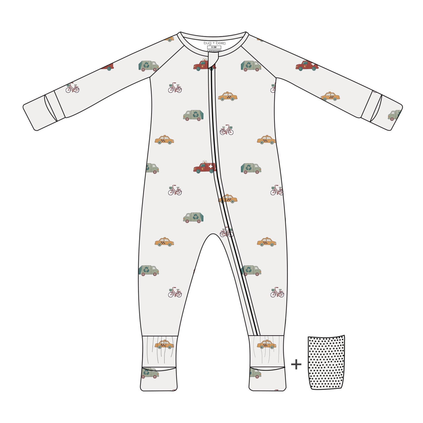 Bamboo 2-Way Convertible Zip Romper | Rush Hour