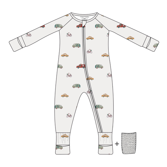 Bamboo 2-Way Convertible Zip Romper | Rush Hour