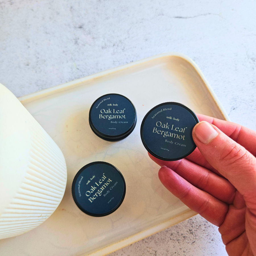 Oakleaf Bergamot Mini Goat Milk + Tallow Body Cream