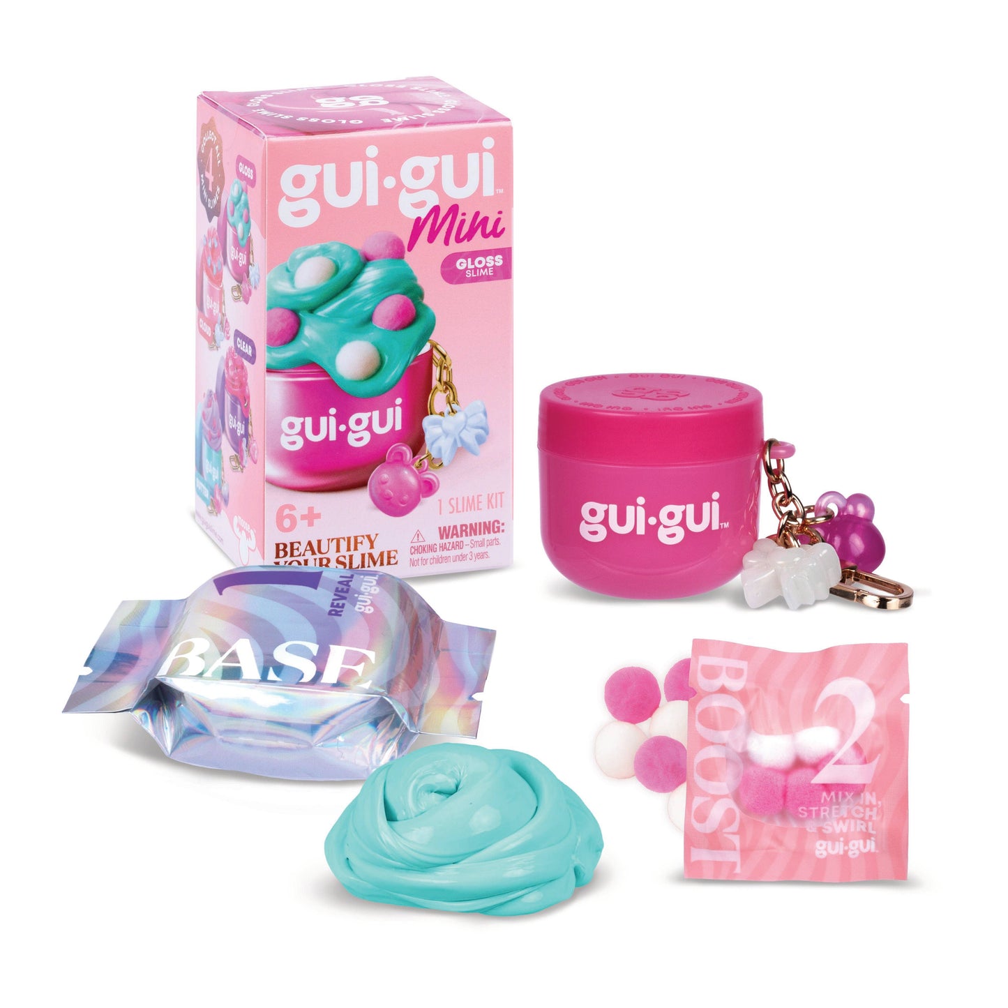 Gui Gui Minis Backpack Charm Slimes