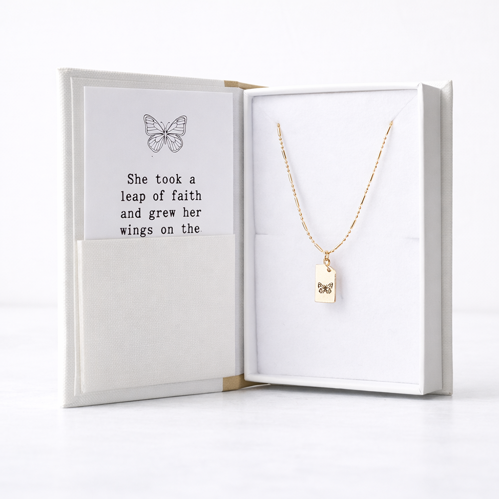 Storytellers Necklace-Butterfly