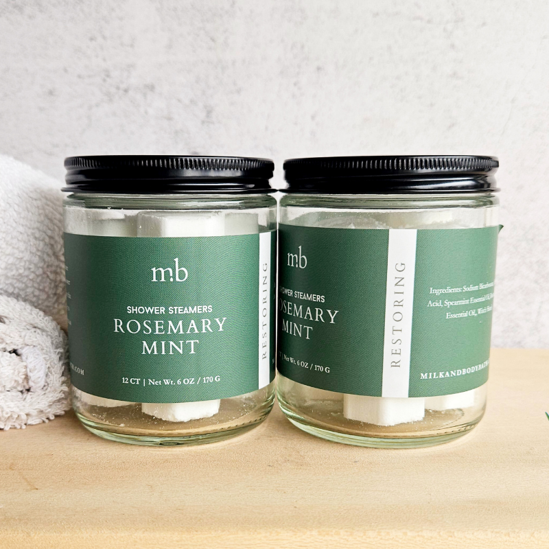12ct Mini Shower Steamer Jars | Aromatherapy
