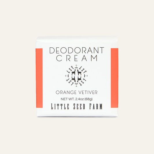 Orange Vetiver Deodorant Cream - Summer Seasonal