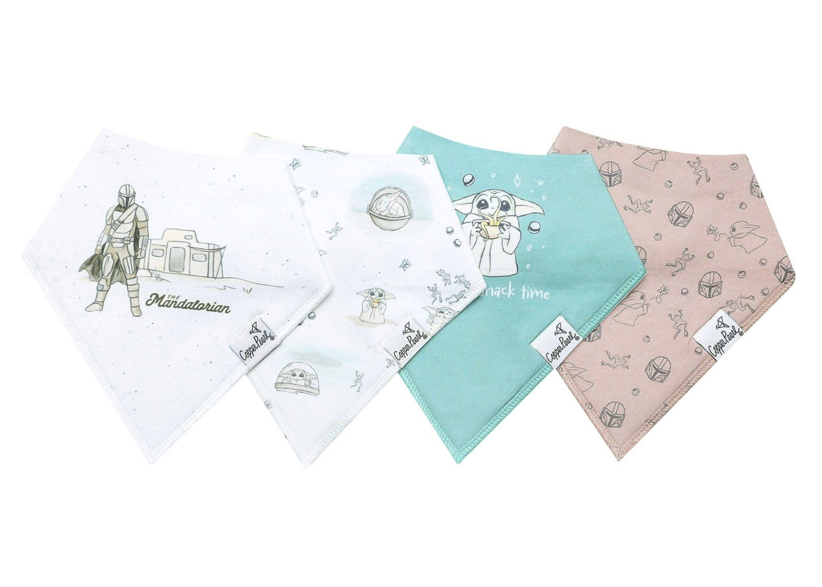 4 Pack Baby Bandana Bibs - Star Wars Grogu