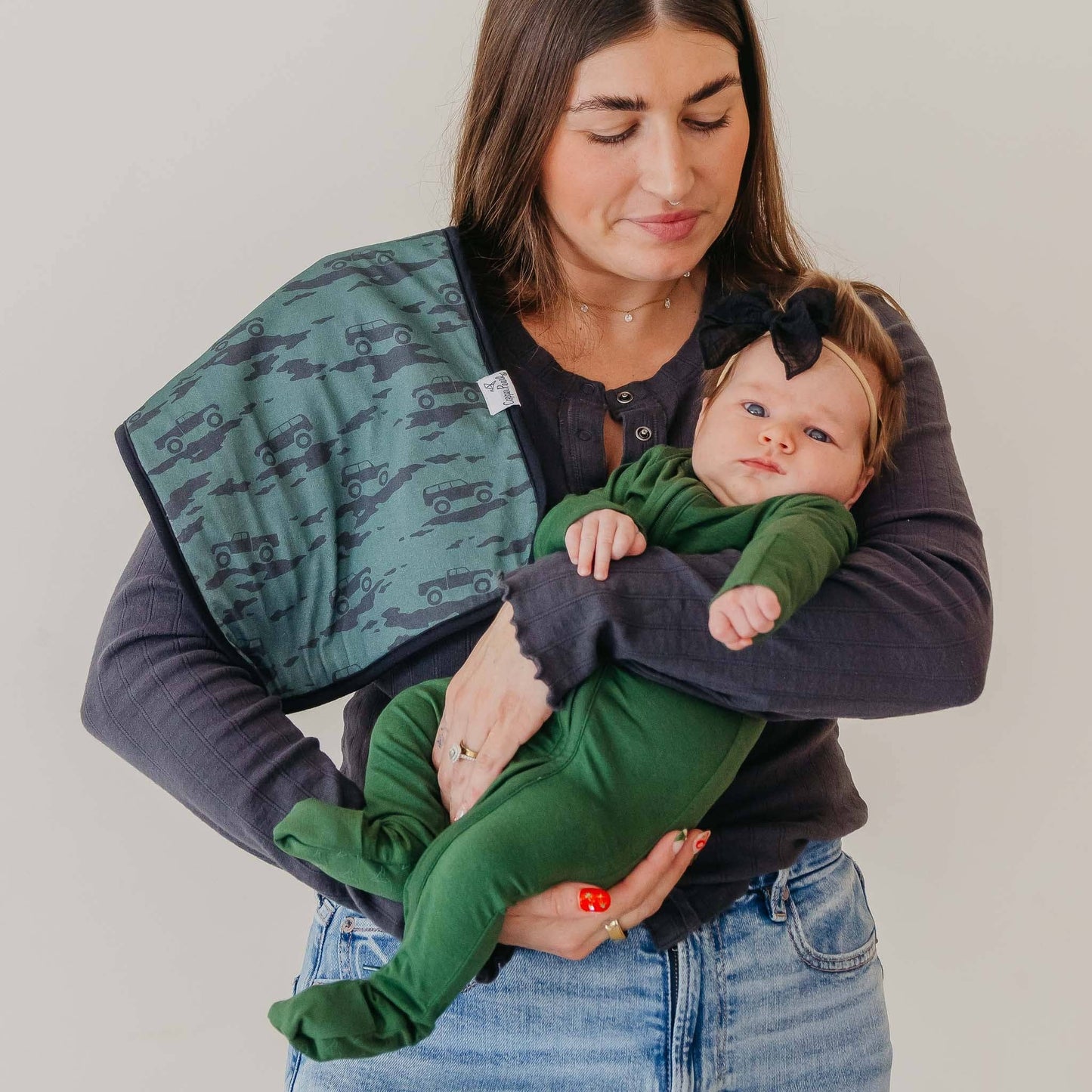 3 Pack Premium Burp Cloths - Hunter
