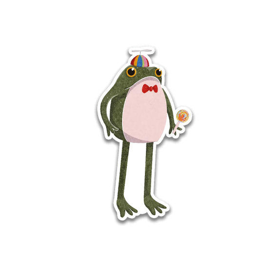 Silly Frogson Sticker