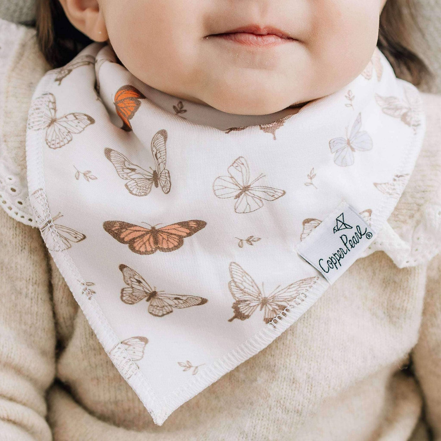4 Pack Baby Bandana Bibs - Flora