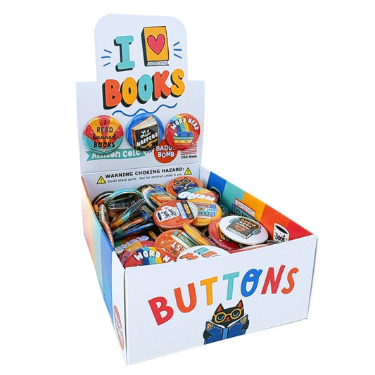 I Heart Books 1.25" Button